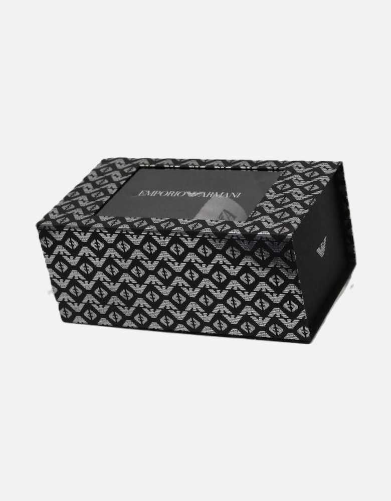 3-Pack Mixed Logo Socks Gift Box, Black