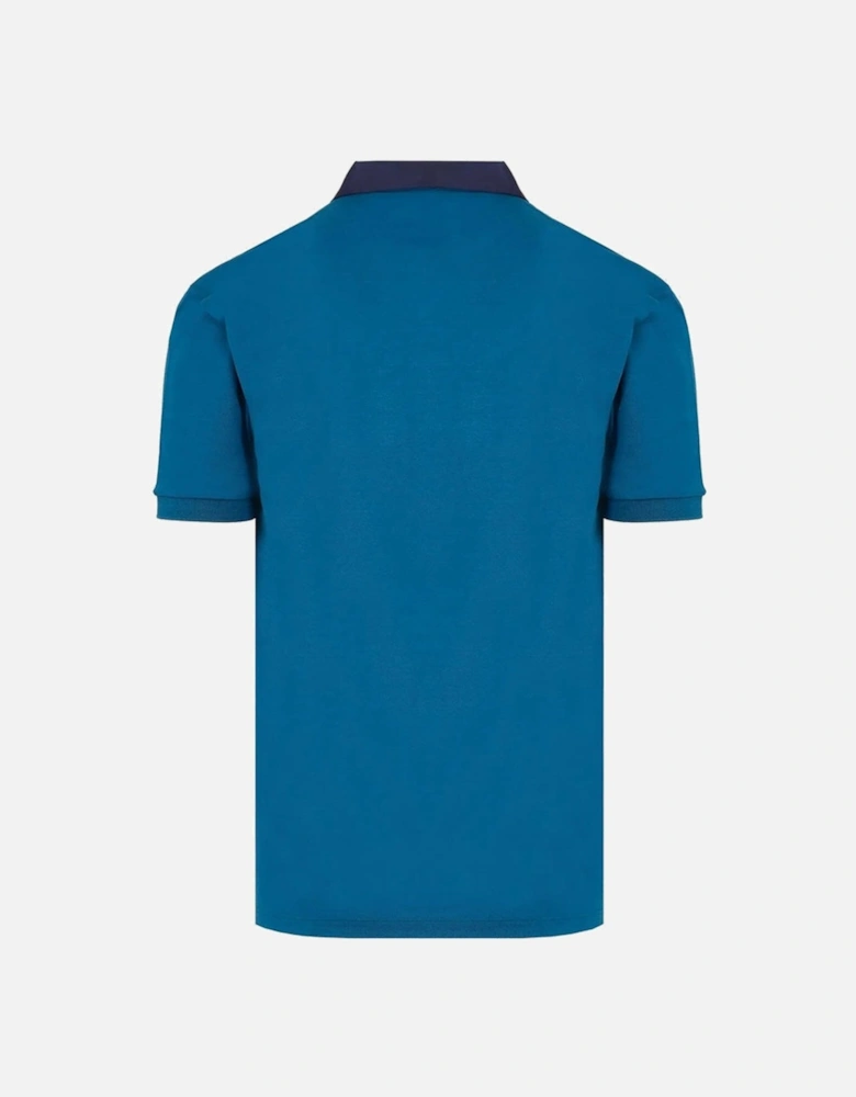 Mens Embroidered Logo Polo Navy