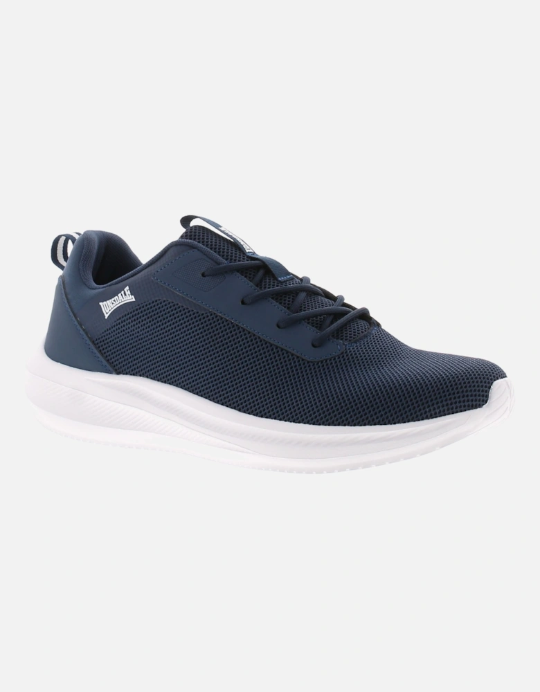 Mens Running Trainers Bowside Lace Up navy UK Size