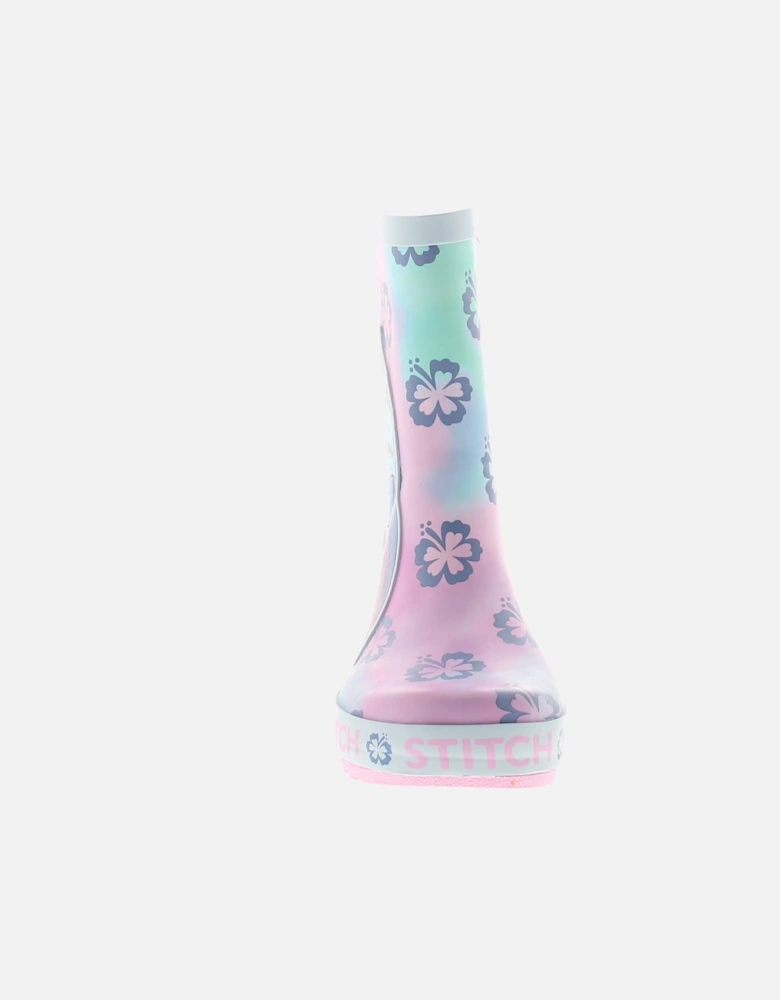 Younger Girls Wellies Willow blue UK Size