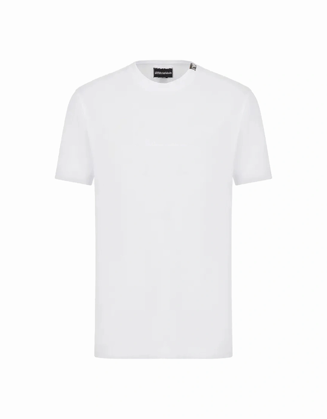 Emporio Armani Mens Iconic Lounge Stretch Piquet T-Shirt White - Size: 42/Regular - Love the Sales