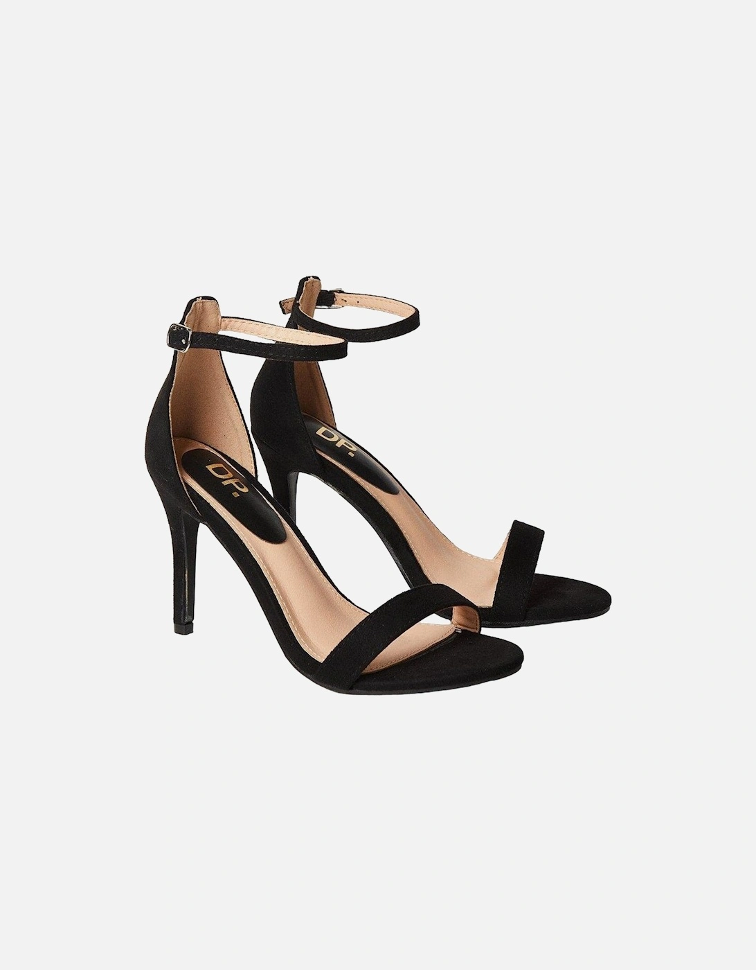 Women's Dorothy Perkins Womens/Ladies Tyla Wide Stiletto Heel Sandals - Black - Size: 5