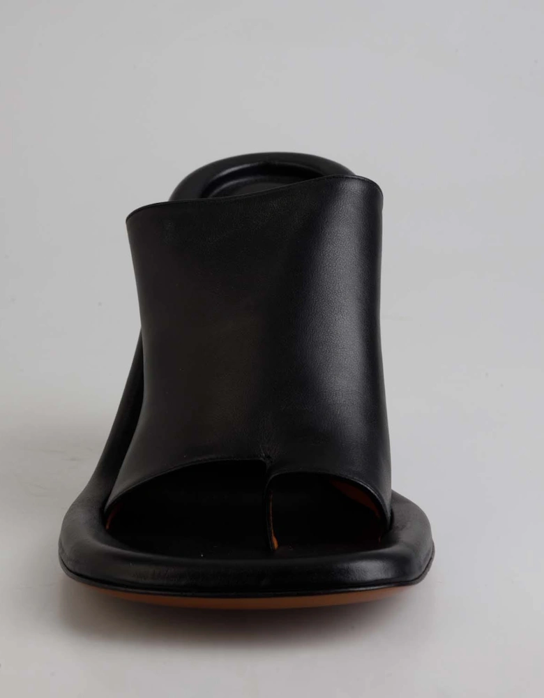 Leather Cushion Mules