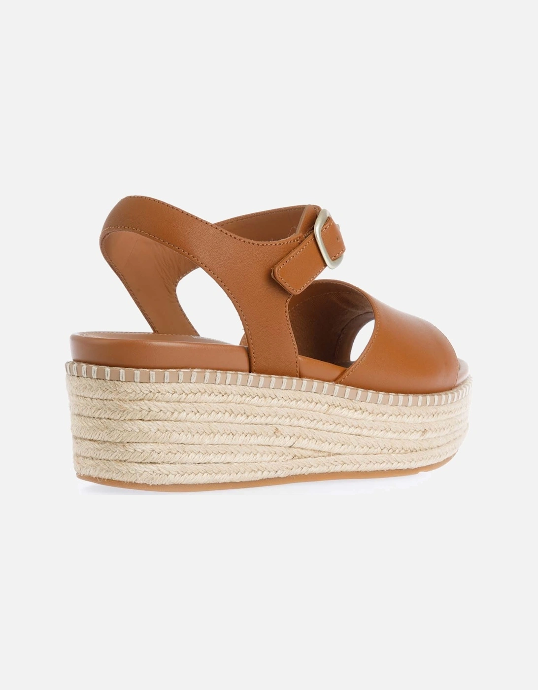 Eloise Espadrille Back-Strap Wedge Sandals