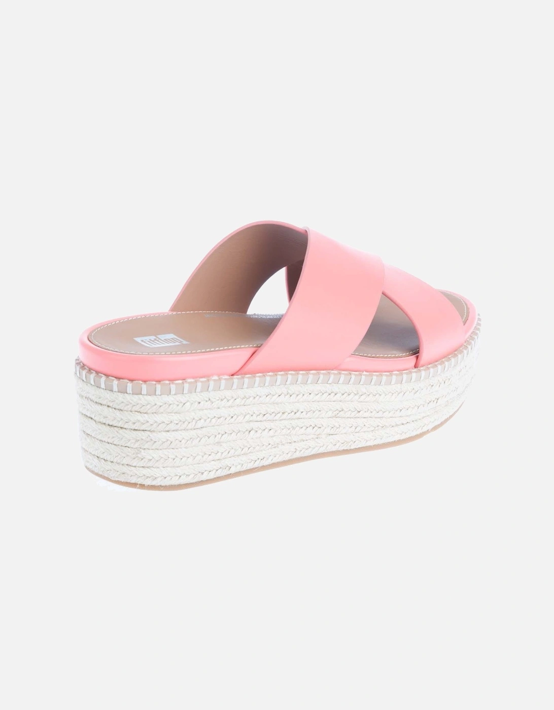 Eloise Espadrille Wedge Cross Slide Sandals