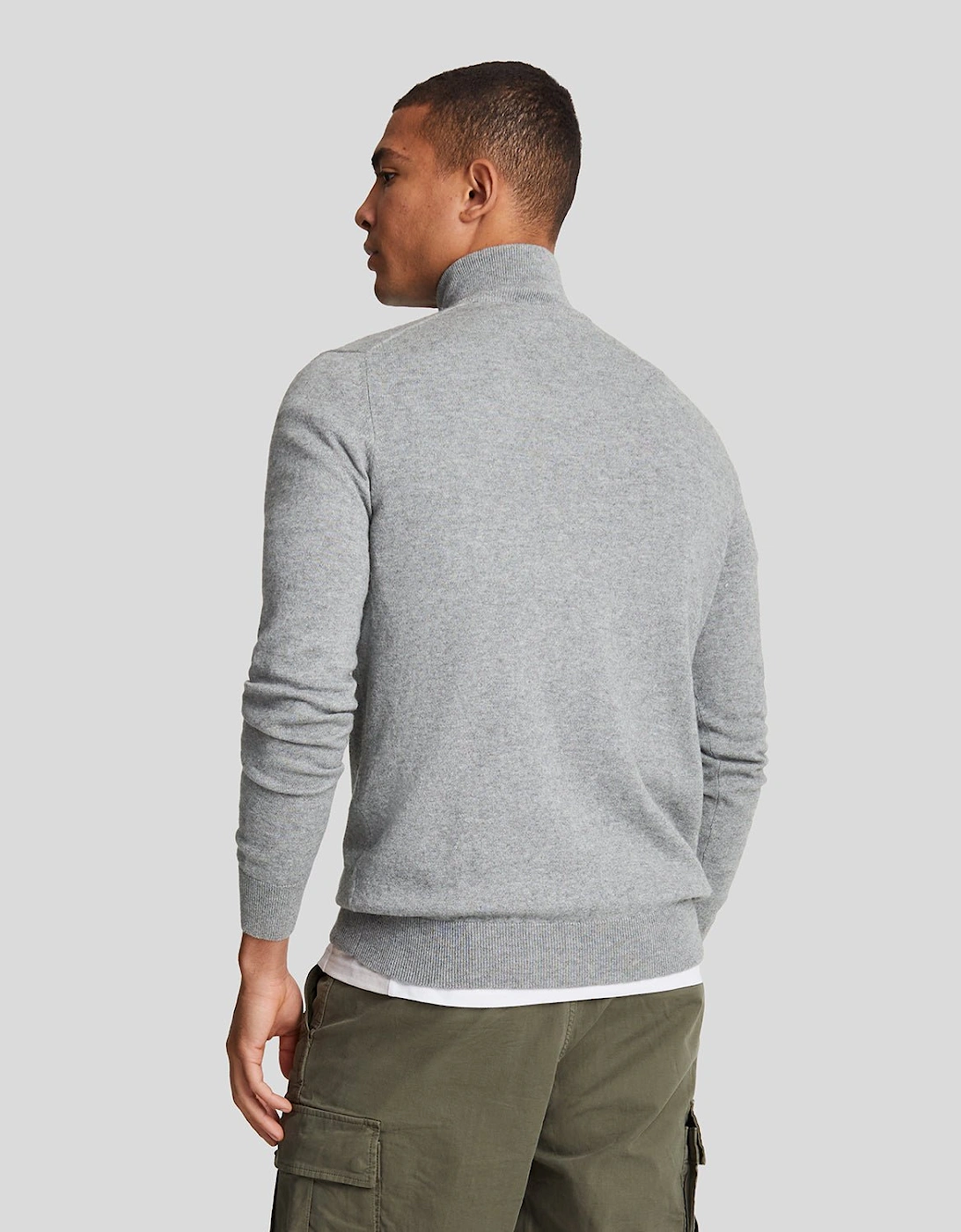 Cotton Merino 1/4 Zip Jumper