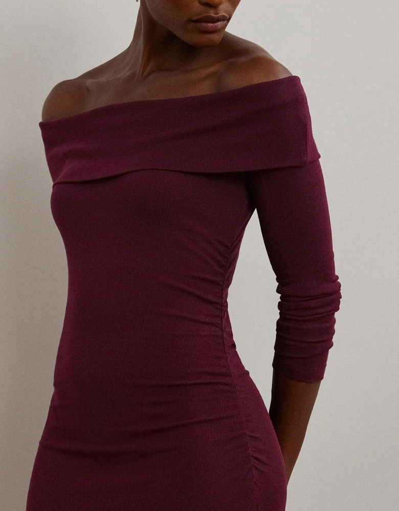 Elowyn Long Sleeve Dress - Red