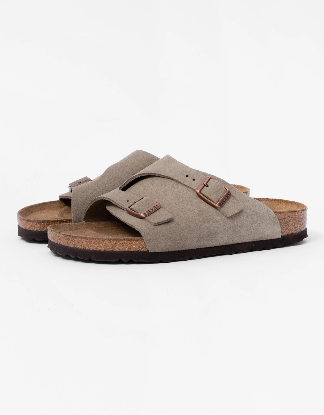 Zürich Womens Suede Sandals, 7 of 6