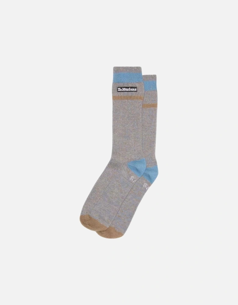 Marl Sock Organic Cotton Blend - Gunmetal