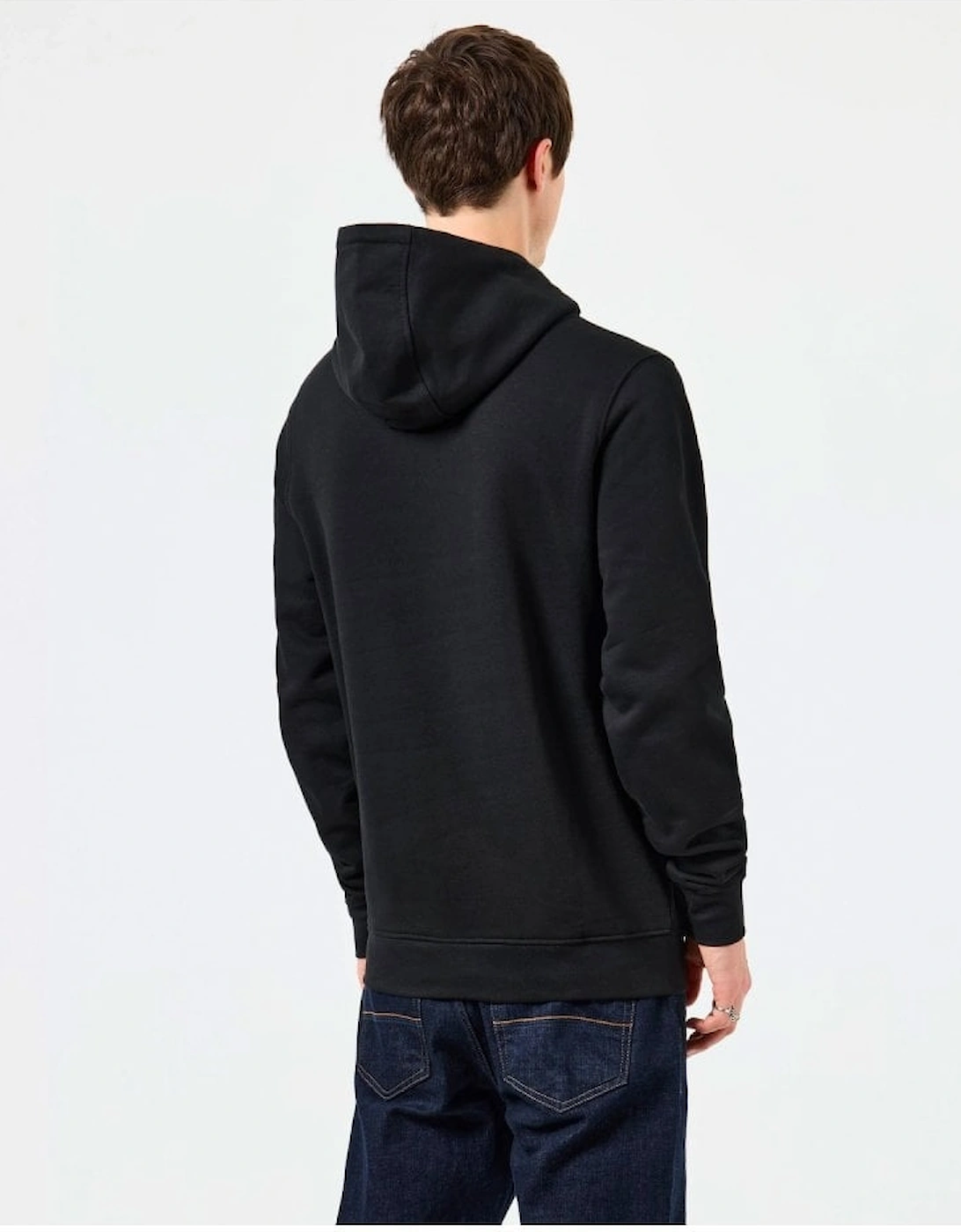 Ribbe Badge Hoodie Black