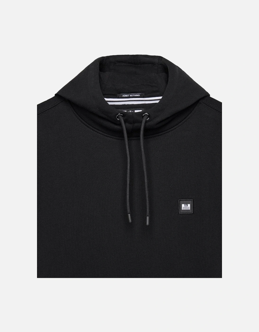 Ribbe Badge Hoodie Black