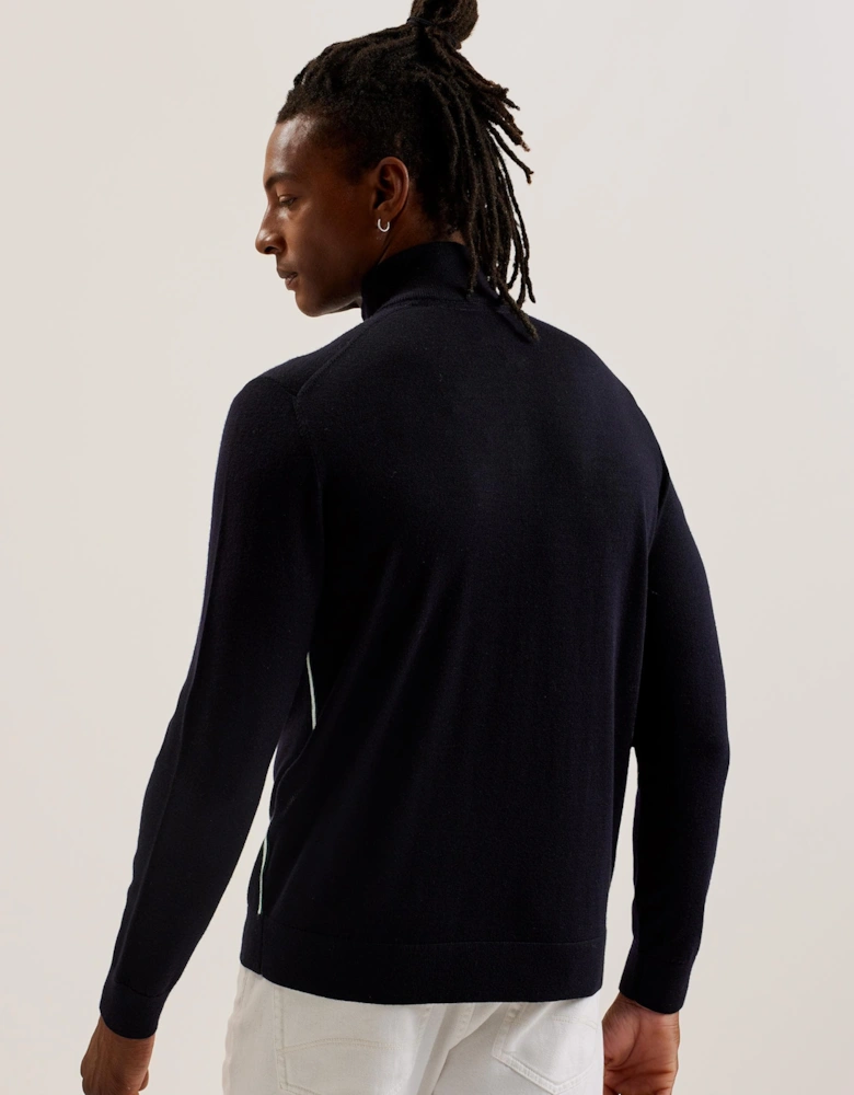 Fashbee Mens Half Zip Jumper