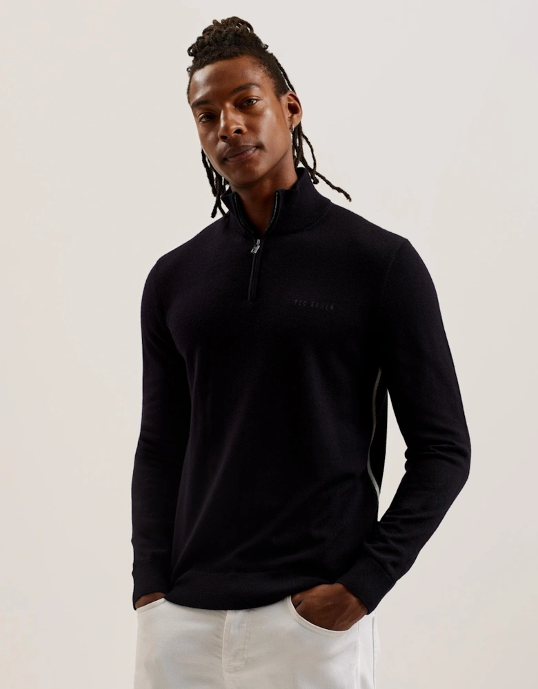 Fashbee Mens Half Zip Jumper