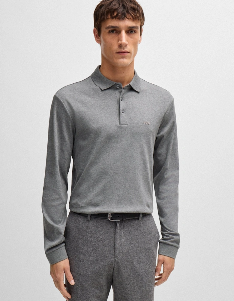 BOSS Black Pado 30 Polo Shirt 030 Med Grey