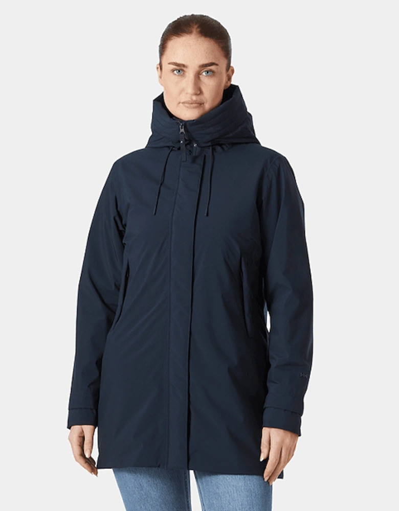 Women's Victoria Insulated Mid Rain Jacket Navy