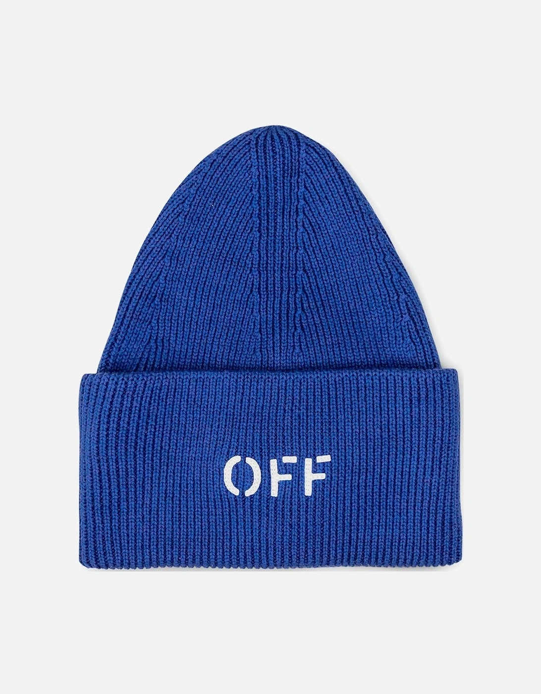 OFF Stamp Logo Beanie in Blue, 3 of 2