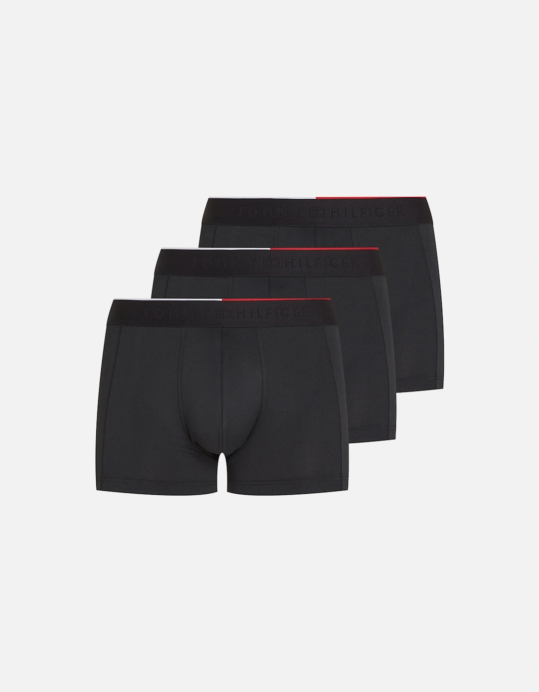 Everyday 3-Pack Microfibre Boxer Trunks, Black, 7 of 6