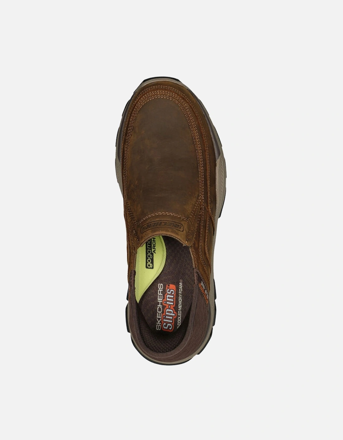 Men's Respected Elgin Shoes Wide Fit Dark Brown