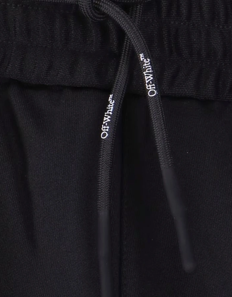 Single Arrow Slim Track Joggers in Black
