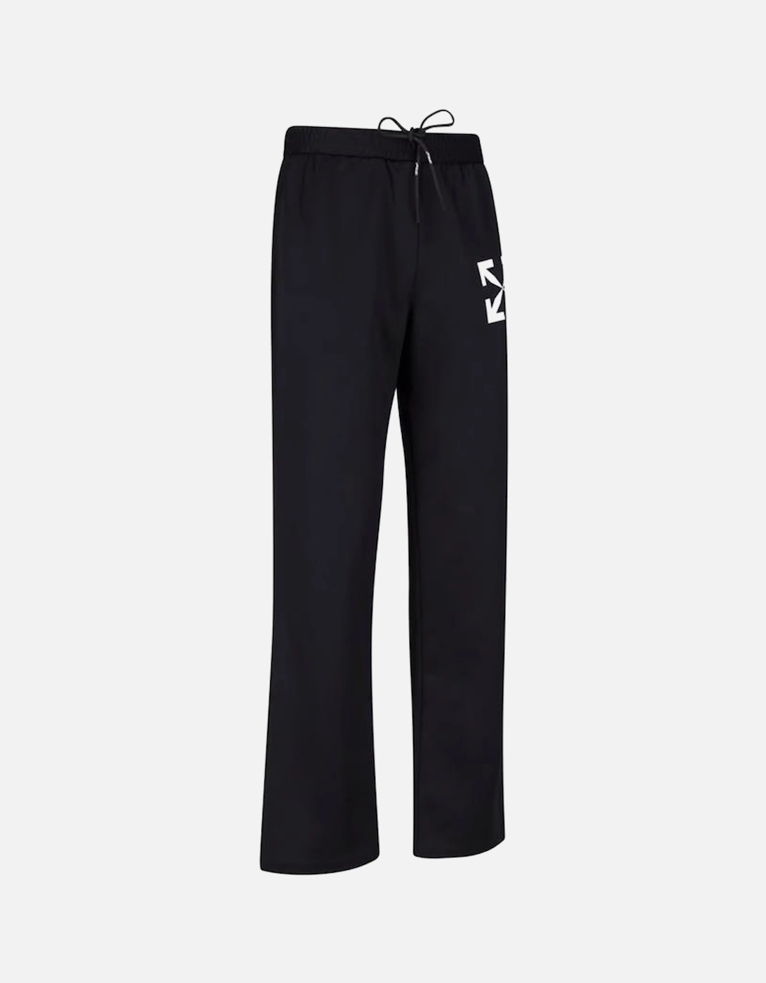 Single Arrow Slim Track Joggers in Black