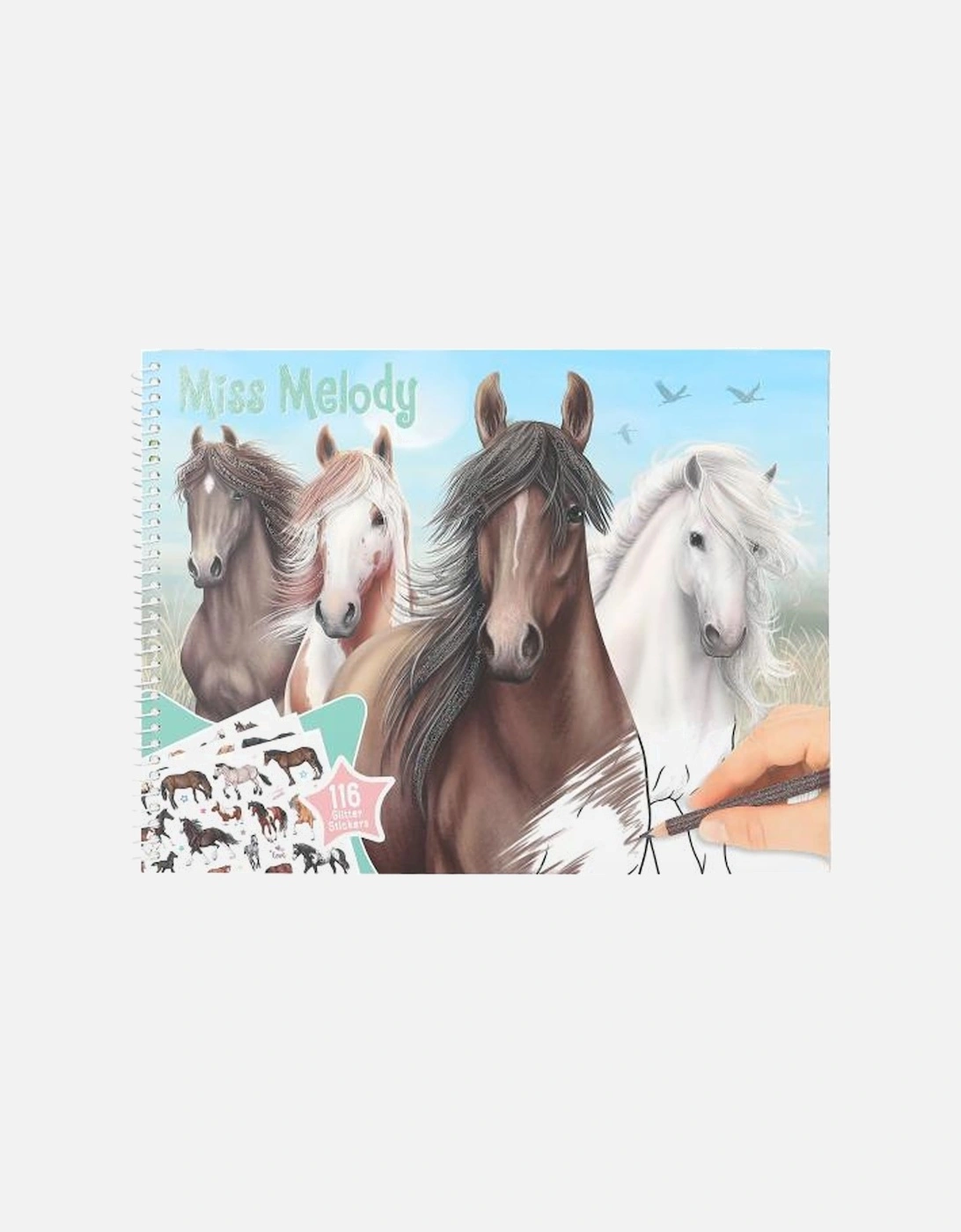 Miss Melody Horse Colouring Book