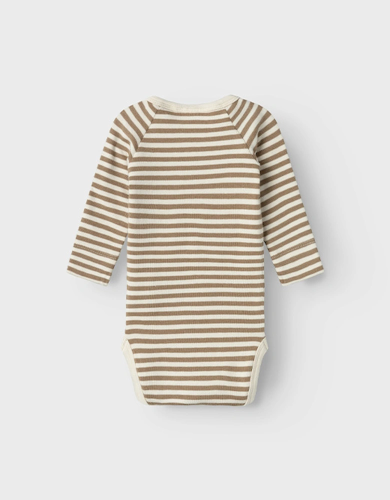 Baby Geo Long Sleeve Body Birch