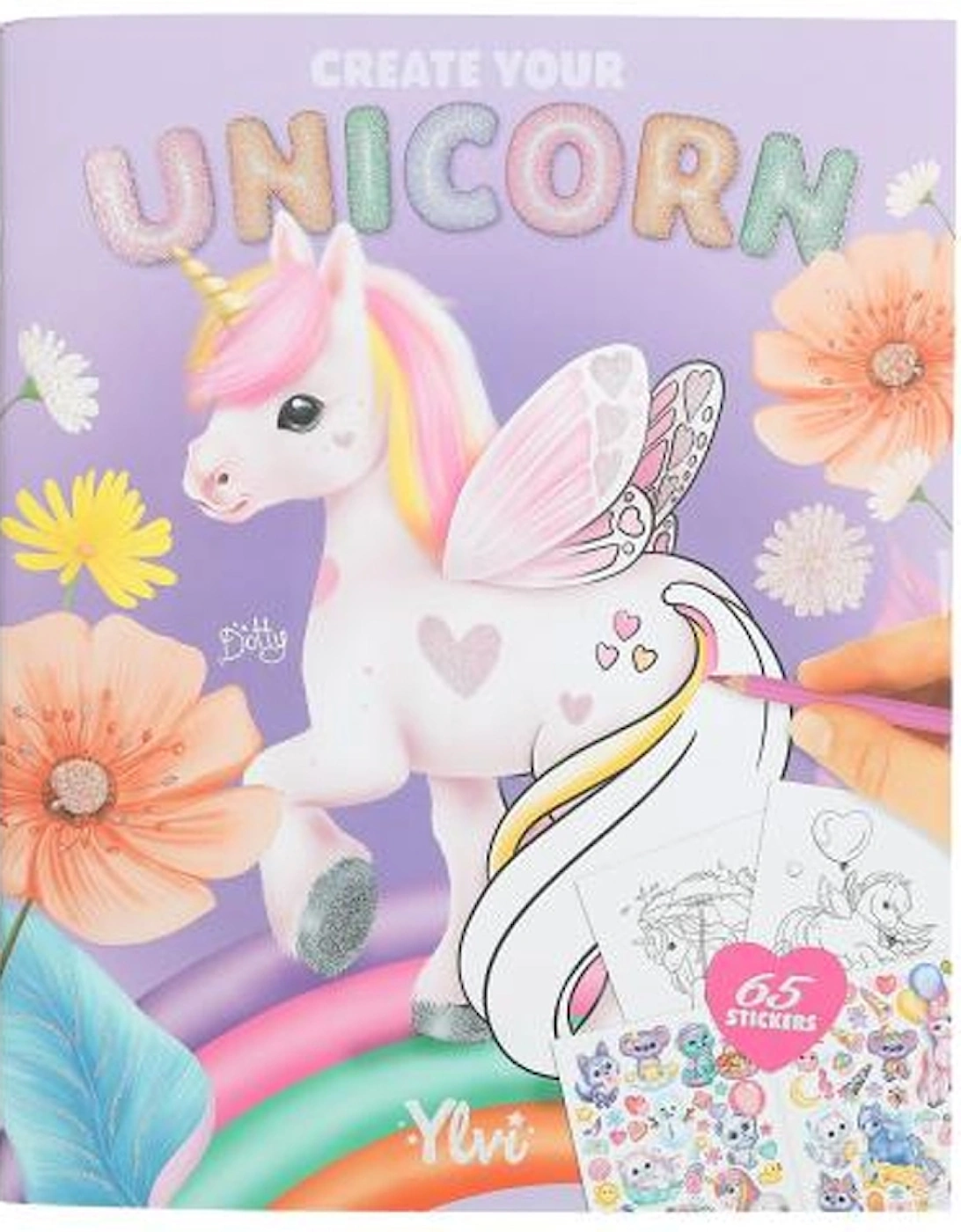 Ylvi Create Your Unicorn Colouring Book