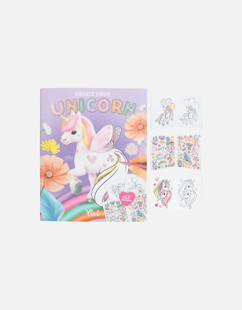 Ylvi Create Your Unicorn Colouring Book