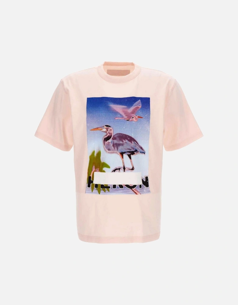 CENSORED HERON TEE PINK PURPLE