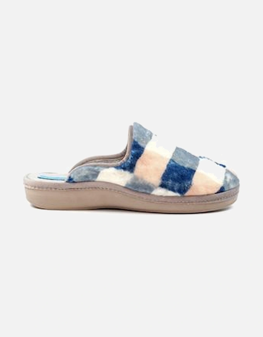 Yasmina Blue Mule Slipper KLS133