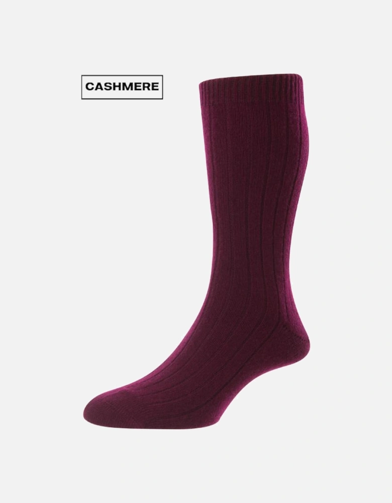 Men's Cashmere Waddington Rib Sock