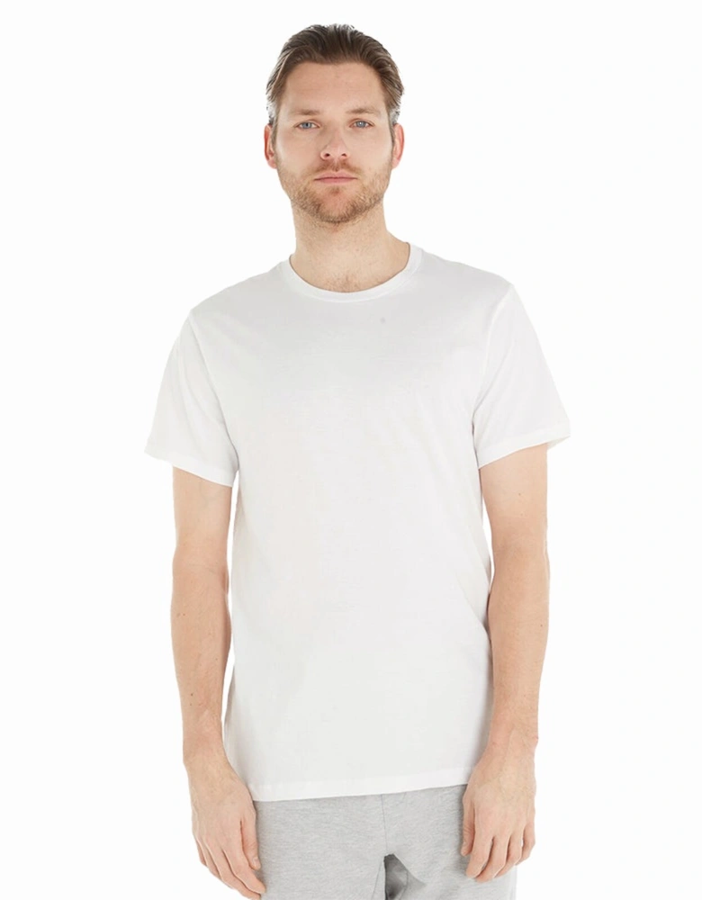 3-Pack Pure Cotton Crew-Neck T-Shirts, White