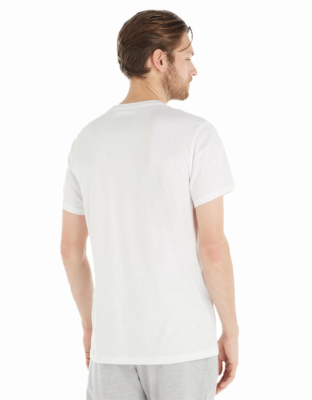 3-Pack Pure Cotton Crew-Neck T-Shirts, White