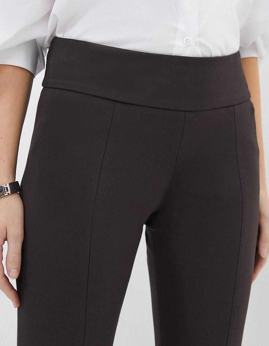 Petite Tailored Split Hem Leggings