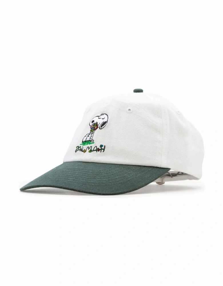 Smell The Flowers Cap - Off White/Pine