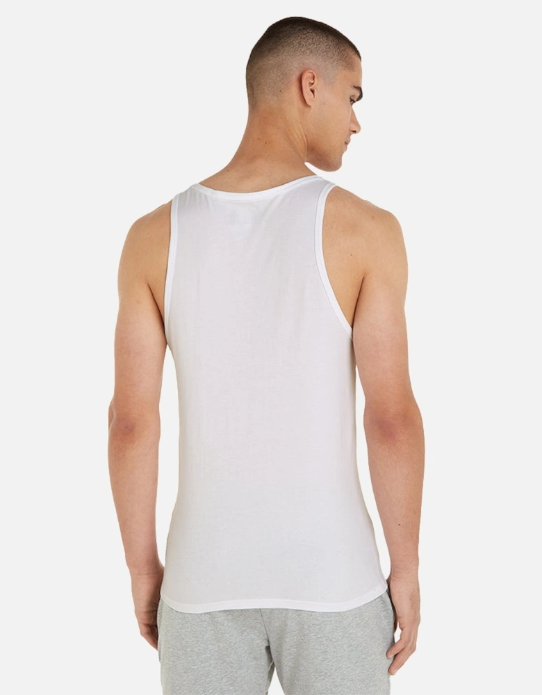 2-Pack Modern Cotton Lounge Tank Tops, White