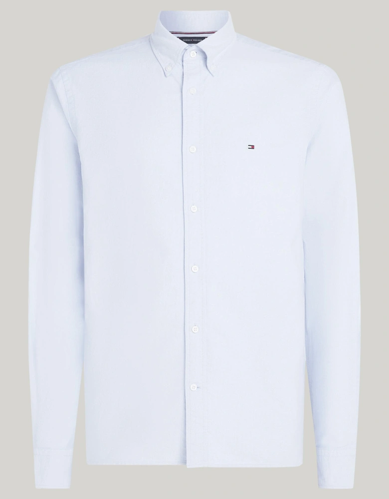 Solid Heritage Mens Long Sleeve Oxford Shirt