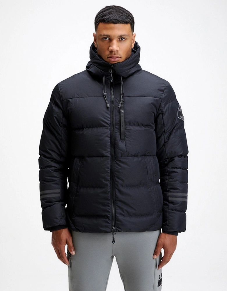 Cavatalli Padded Parka Coat - Black