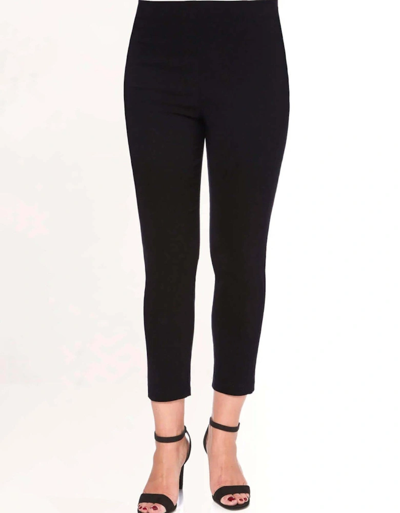 3/4 Length Stretch Trouser - Black