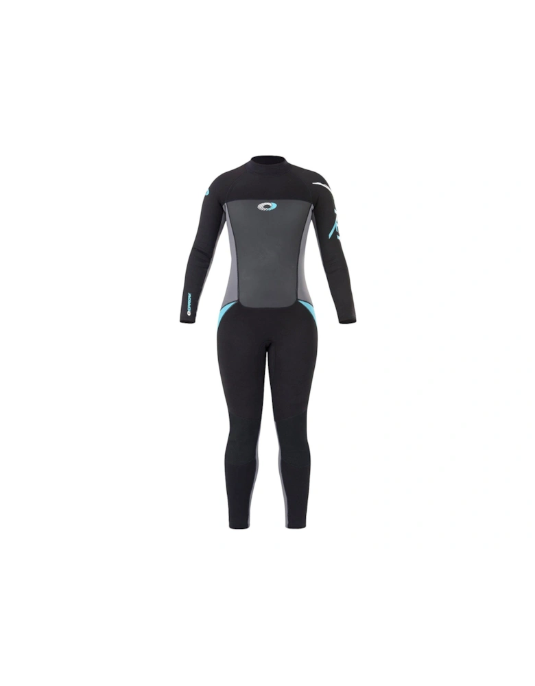 Origin Ladies Long Length Wetsuit - Black/Blue