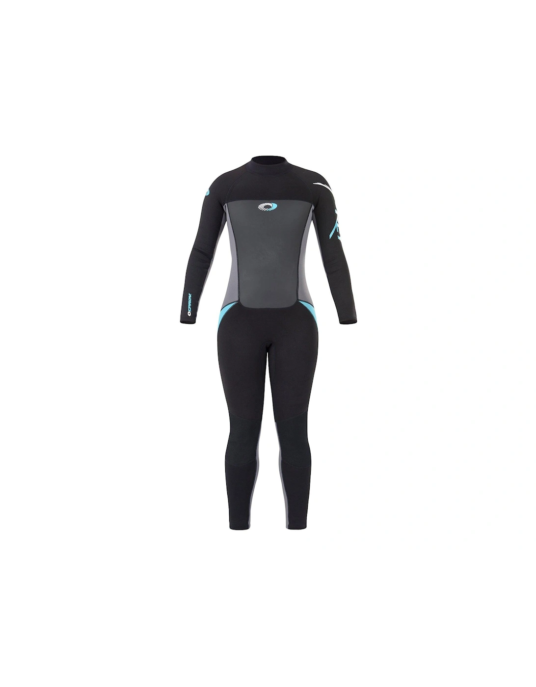 Origin Ladies Long Length Wetsuit - Black/Blue, 2 of 1