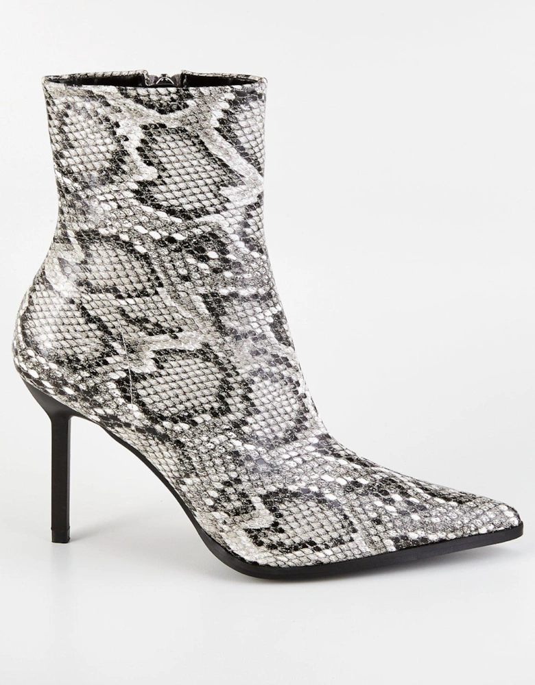 Elvio Ankle Boot - Snake Print