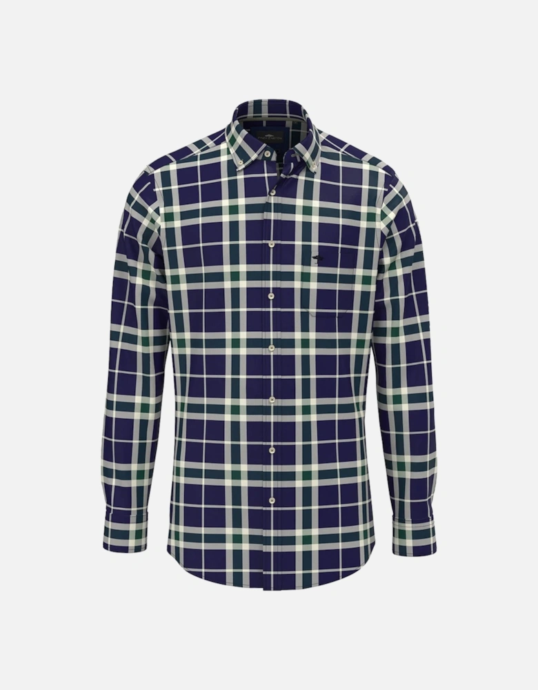 Fynch-Hatton Combi Flannel Check Navy