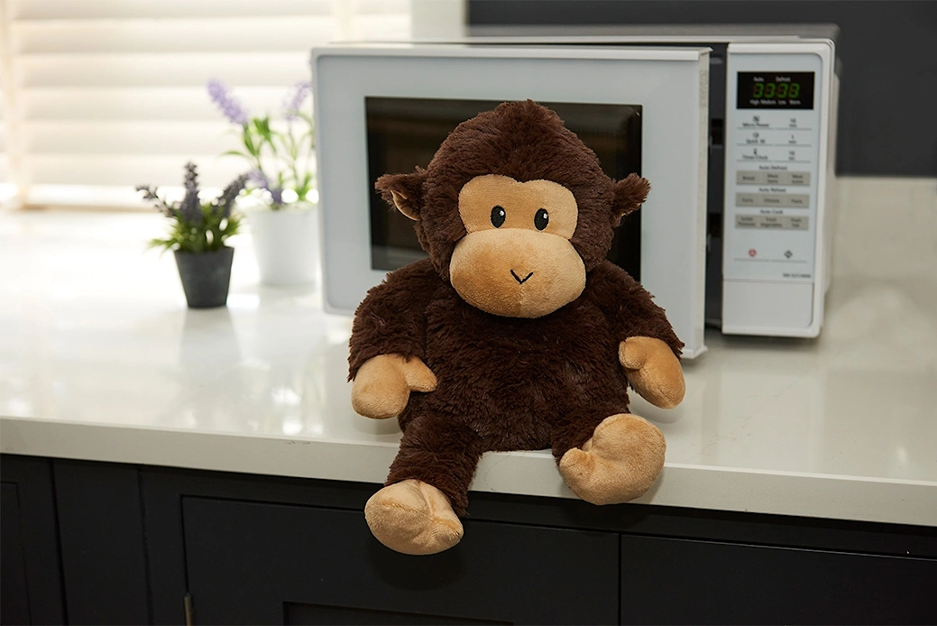 Plush Chimp Microwavable