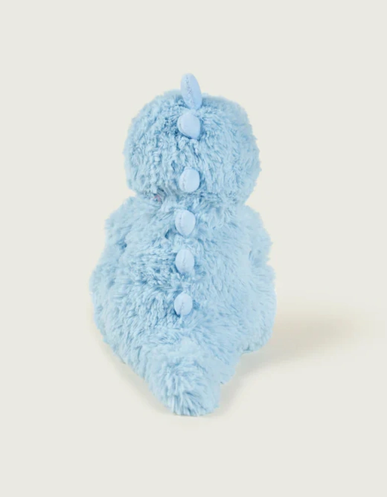 Plush Blue Baby Dinosaur Microwavable