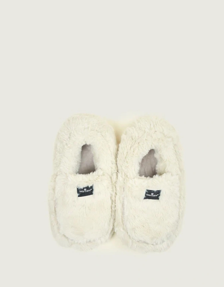 Luxury Microwavable Slippers Almond