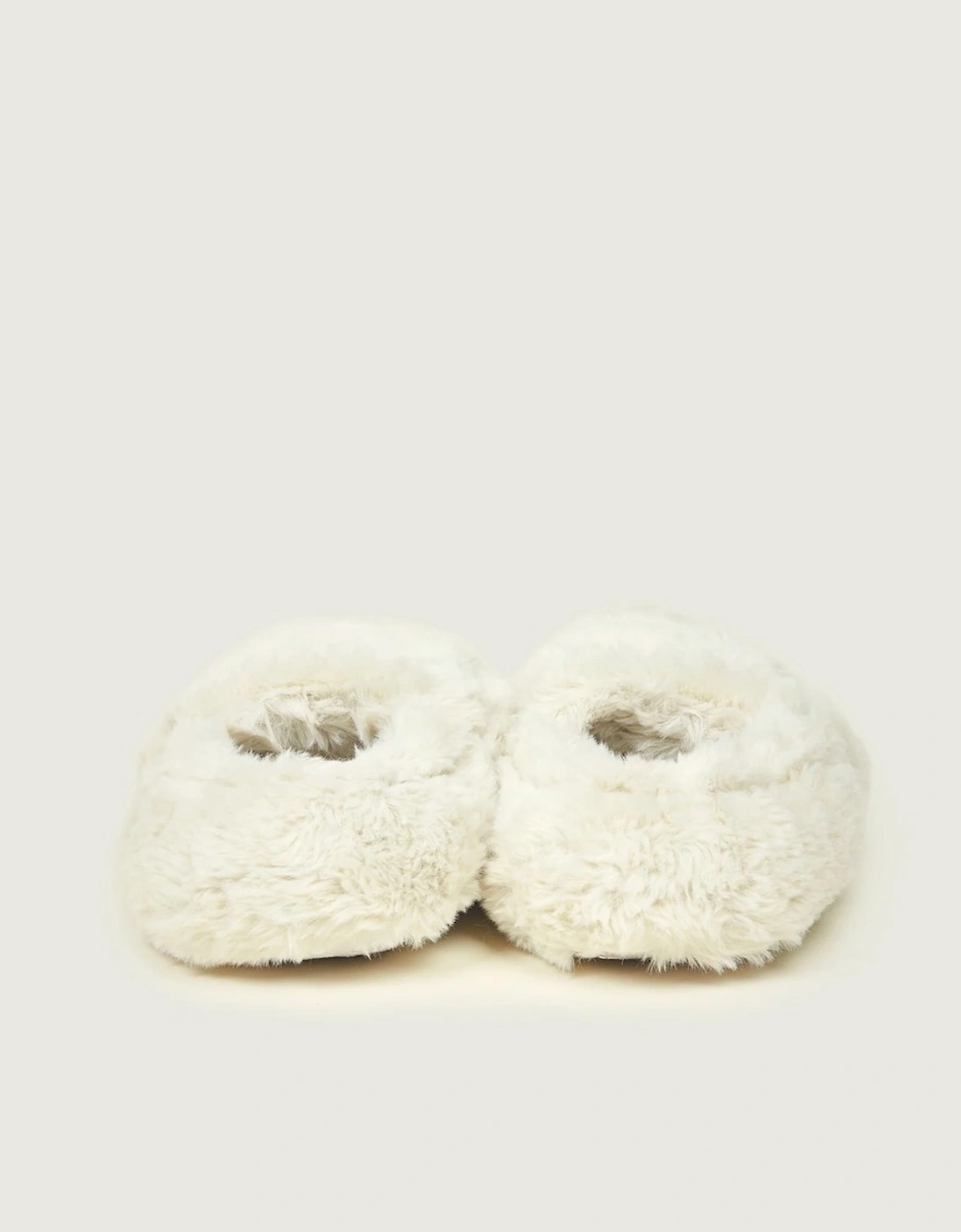 Luxury Microwavable Slippers Almond