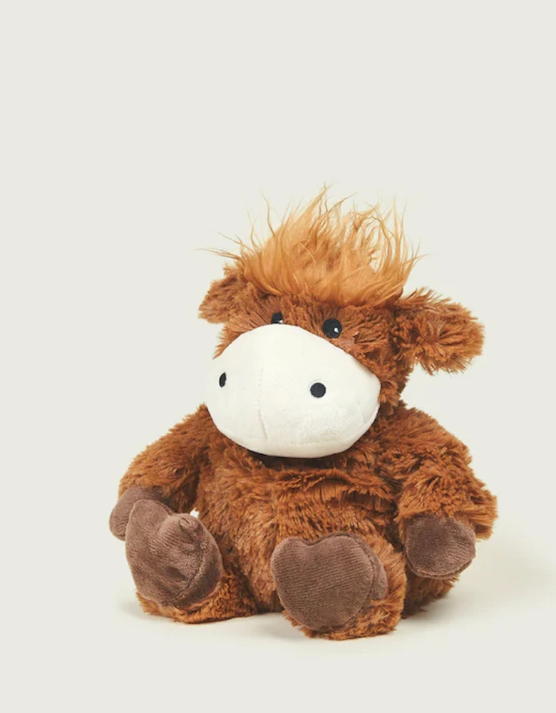 9" Junior Highland Cow Microwavable