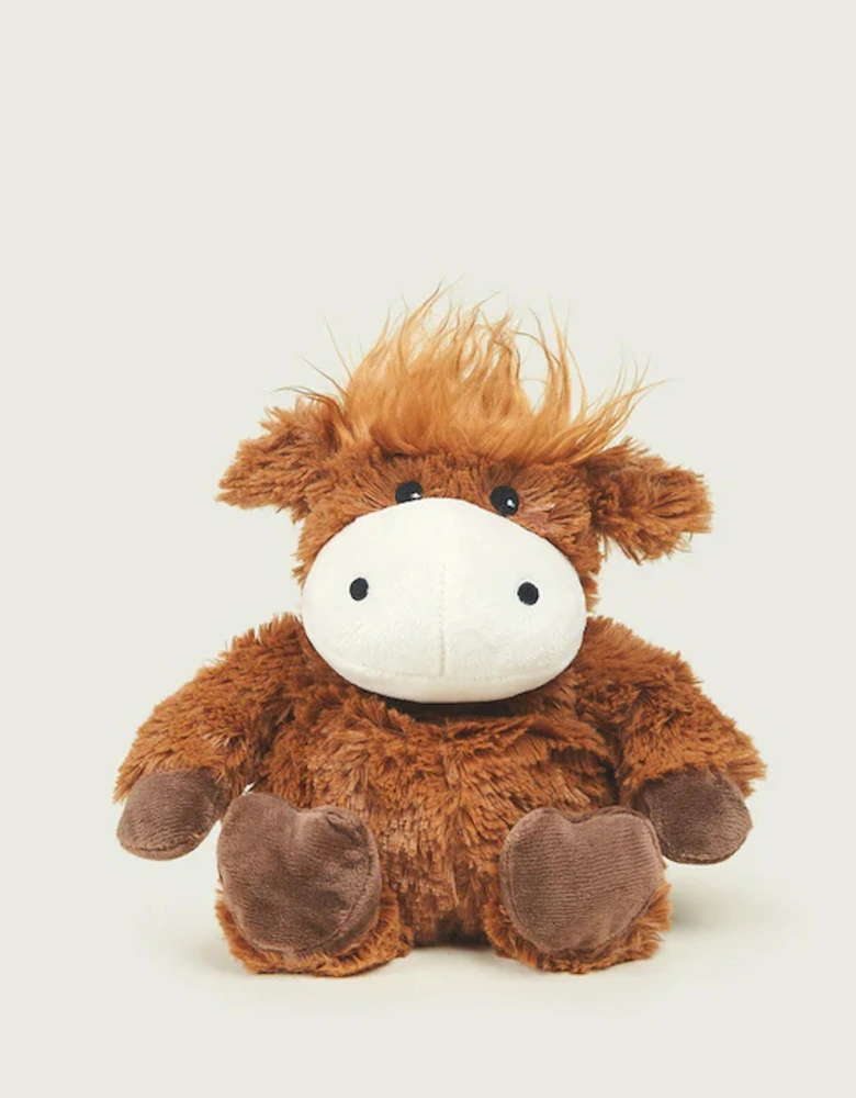 9" Junior Highland Cow Microwavable