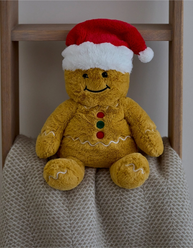 Plush Gingerbread Man Microwavable